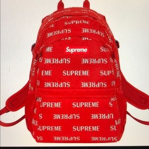 Supreme Backpack/Nylon/Red F1323